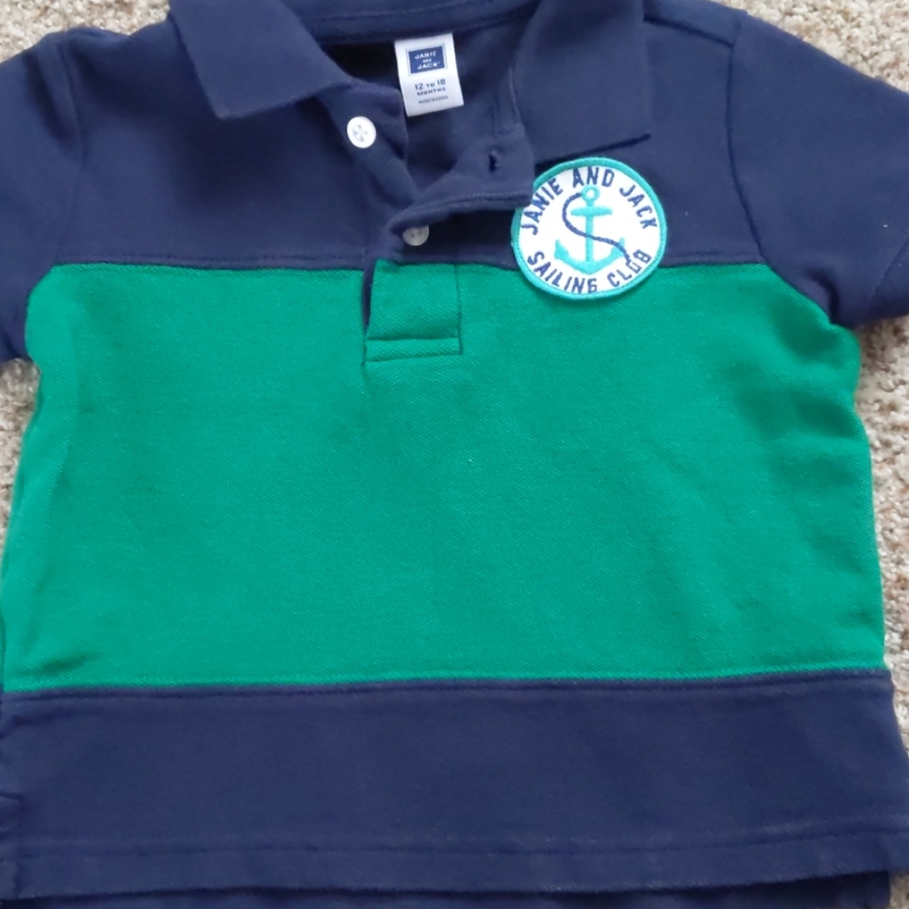 Janie and Jack Nautical Sailing Club Polo
